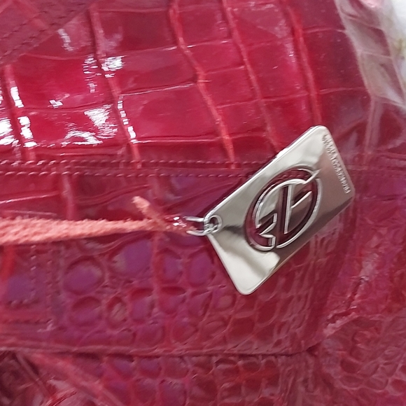 Francesco Biasia large patent red leather tote - Picture 2 of 15